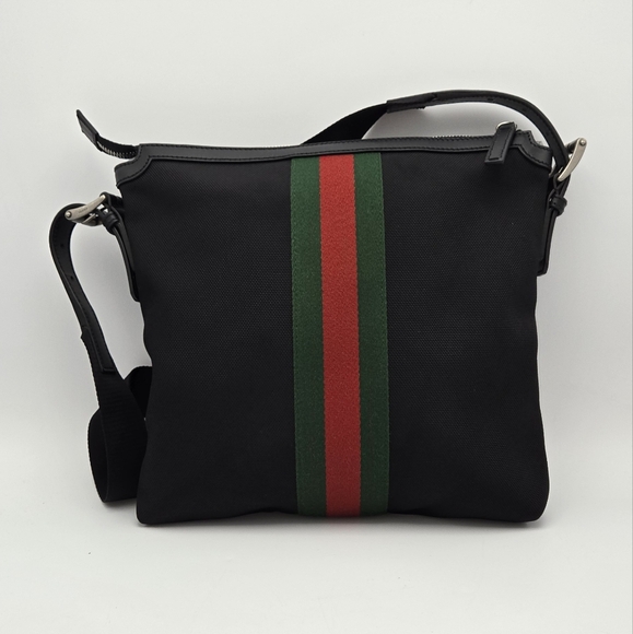 EXCELLENT Condition Small Gucci Techno Web Crossbody Messenger Bag - Picture 3 of 13